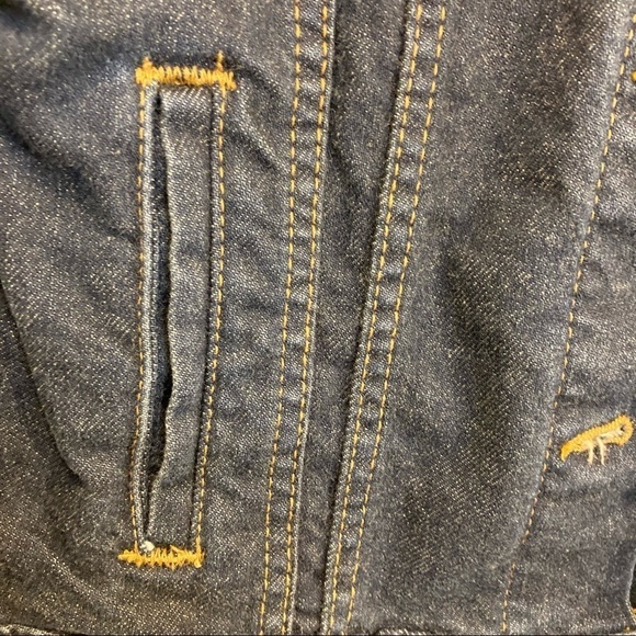 LEVI’S Sz M Red Tag Denim Jean Jacket Y2K - Picture 8 of 11